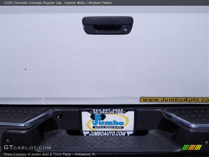 Summit White / Medium Pewter 2006 Chevrolet Colorado Regular Cab