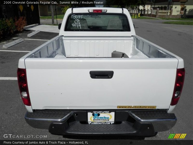 Summit White / Medium Pewter 2006 Chevrolet Colorado Regular Cab