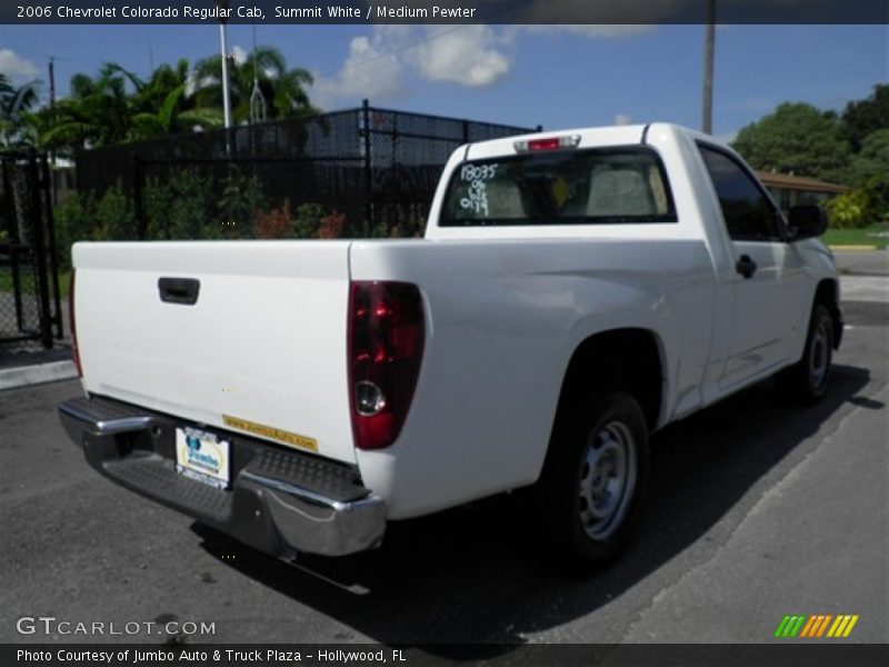 Summit White / Medium Pewter 2006 Chevrolet Colorado Regular Cab