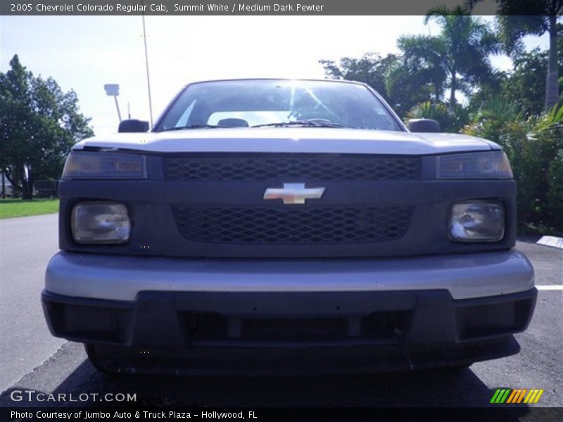 Summit White / Medium Dark Pewter 2005 Chevrolet Colorado Regular Cab