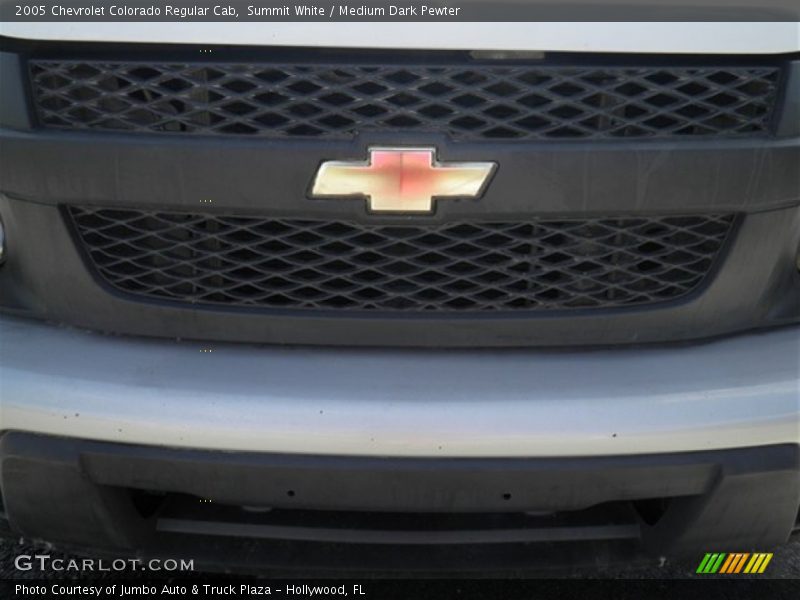Summit White / Medium Dark Pewter 2005 Chevrolet Colorado Regular Cab
