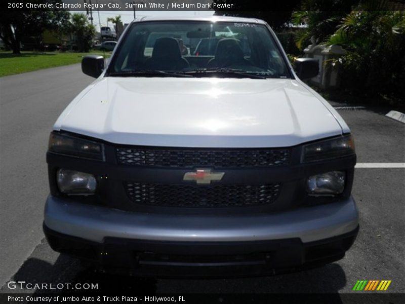 Summit White / Medium Dark Pewter 2005 Chevrolet Colorado Regular Cab