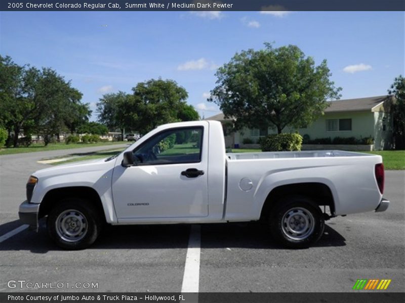 Summit White / Medium Dark Pewter 2005 Chevrolet Colorado Regular Cab