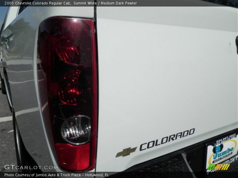 Summit White / Medium Dark Pewter 2005 Chevrolet Colorado Regular Cab