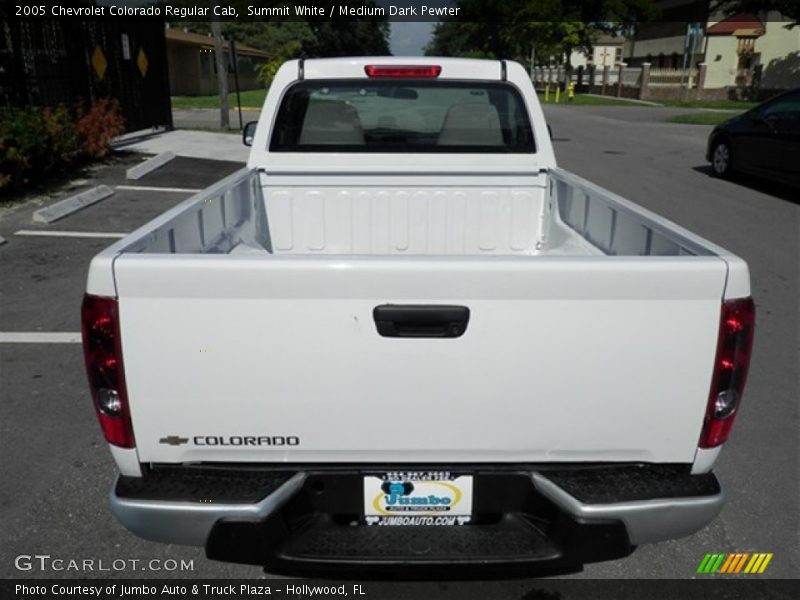 Summit White / Medium Dark Pewter 2005 Chevrolet Colorado Regular Cab