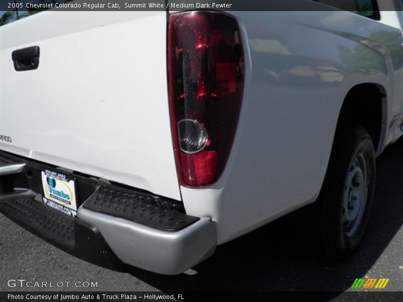 Summit White / Medium Dark Pewter 2005 Chevrolet Colorado Regular Cab