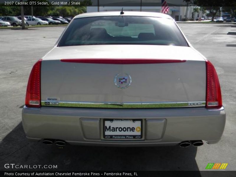 Gold Mist / Shale 2007 Cadillac DTS Sedan