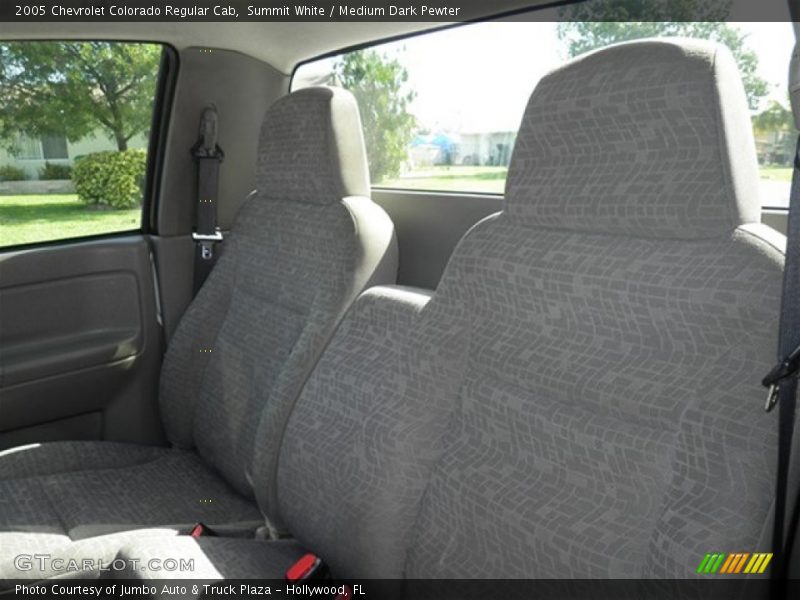 Summit White / Medium Dark Pewter 2005 Chevrolet Colorado Regular Cab