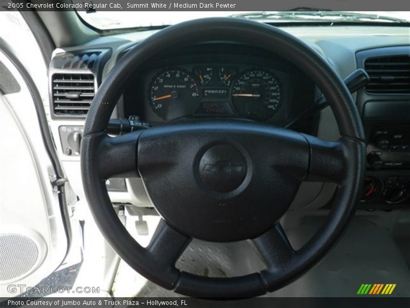 Summit White / Medium Dark Pewter 2005 Chevrolet Colorado Regular Cab