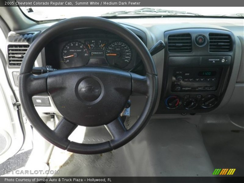 Summit White / Medium Dark Pewter 2005 Chevrolet Colorado Regular Cab