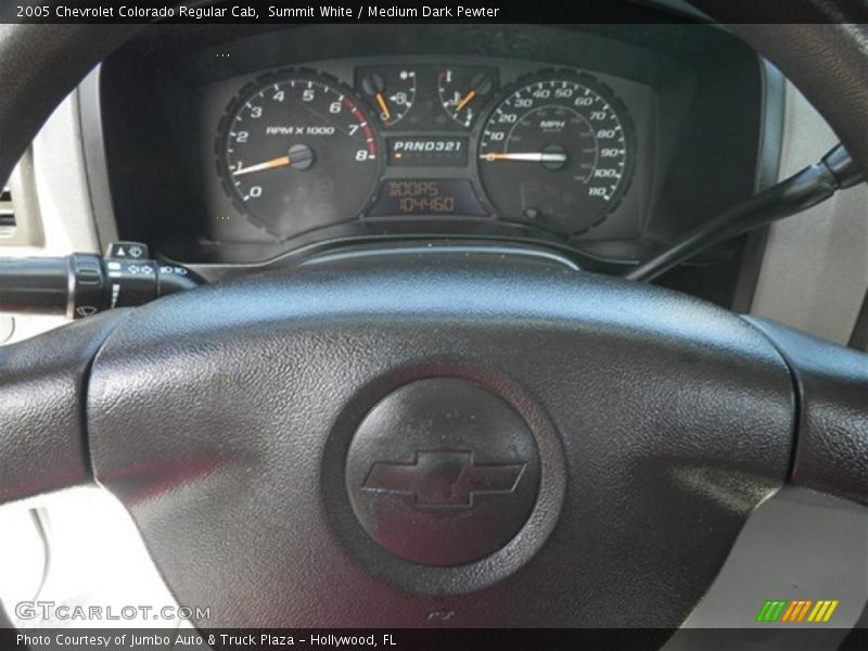 Summit White / Medium Dark Pewter 2005 Chevrolet Colorado Regular Cab