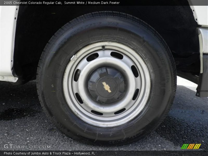 Summit White / Medium Dark Pewter 2005 Chevrolet Colorado Regular Cab