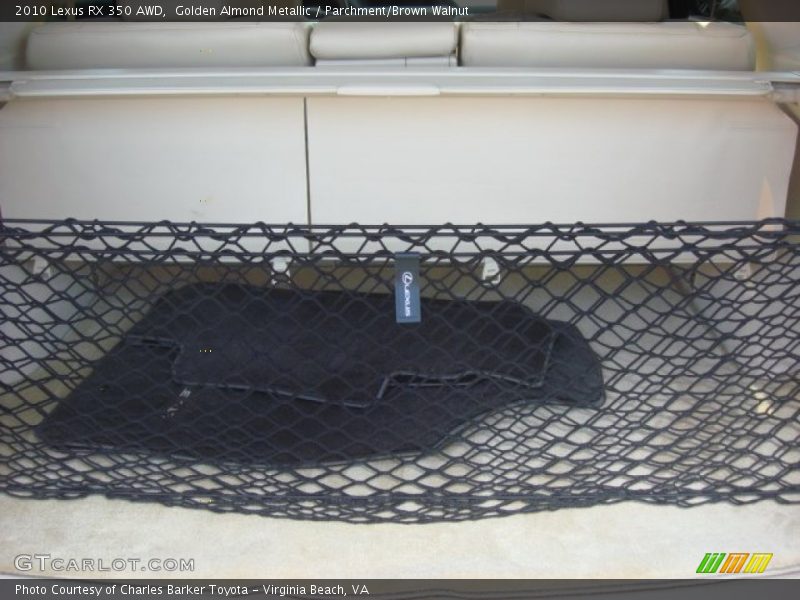 Golden Almond Metallic / Parchment/Brown Walnut 2010 Lexus RX 350 AWD