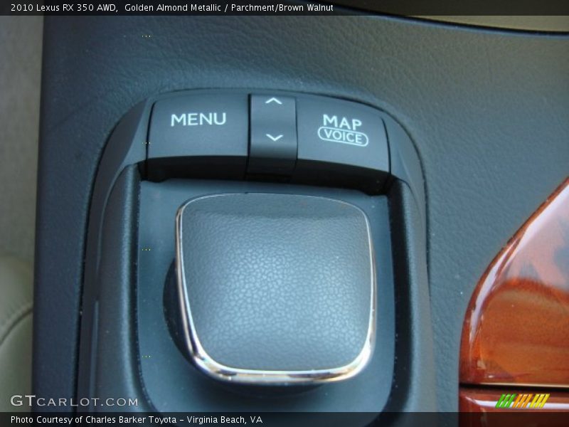 Golden Almond Metallic / Parchment/Brown Walnut 2010 Lexus RX 350 AWD
