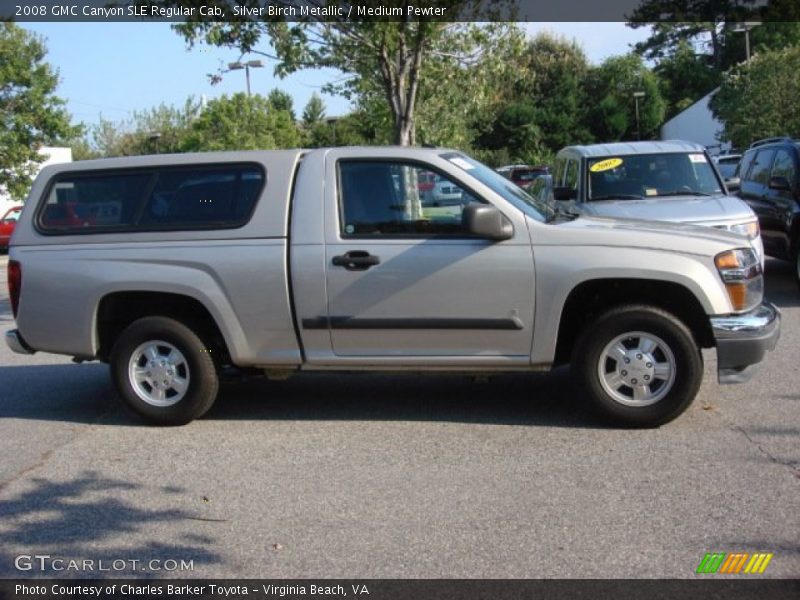 Silver Birch Metallic / Medium Pewter 2008 GMC Canyon SLE Regular Cab