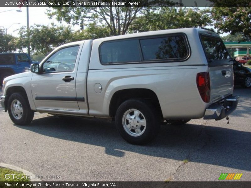 Silver Birch Metallic / Medium Pewter 2008 GMC Canyon SLE Regular Cab