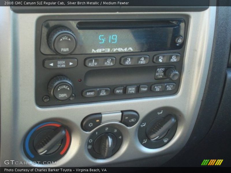 Silver Birch Metallic / Medium Pewter 2008 GMC Canyon SLE Regular Cab