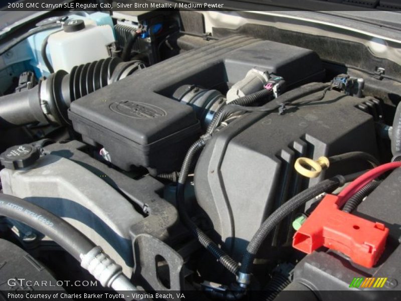 Silver Birch Metallic / Medium Pewter 2008 GMC Canyon SLE Regular Cab