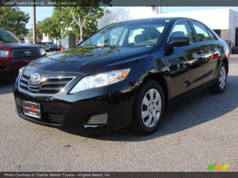 Black / Ash Gray 2010 Toyota Camry LE