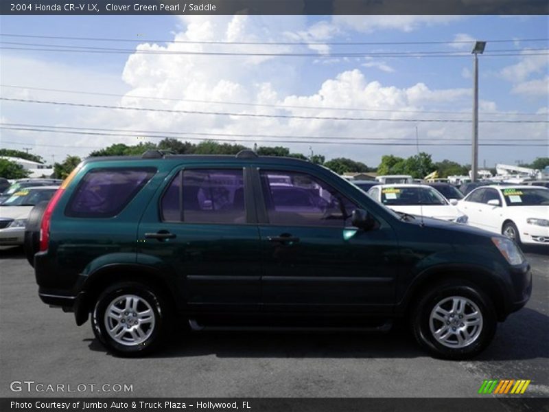 Clover Green Pearl / Saddle 2004 Honda CR-V LX