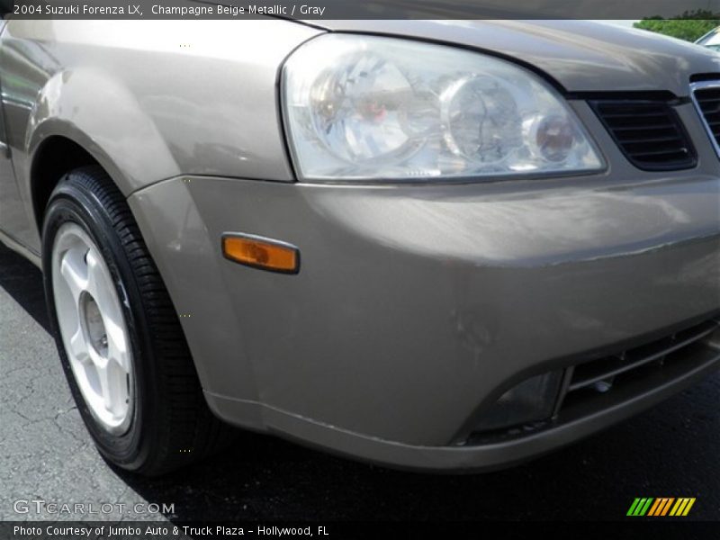 Champagne Beige Metallic / Gray 2004 Suzuki Forenza LX