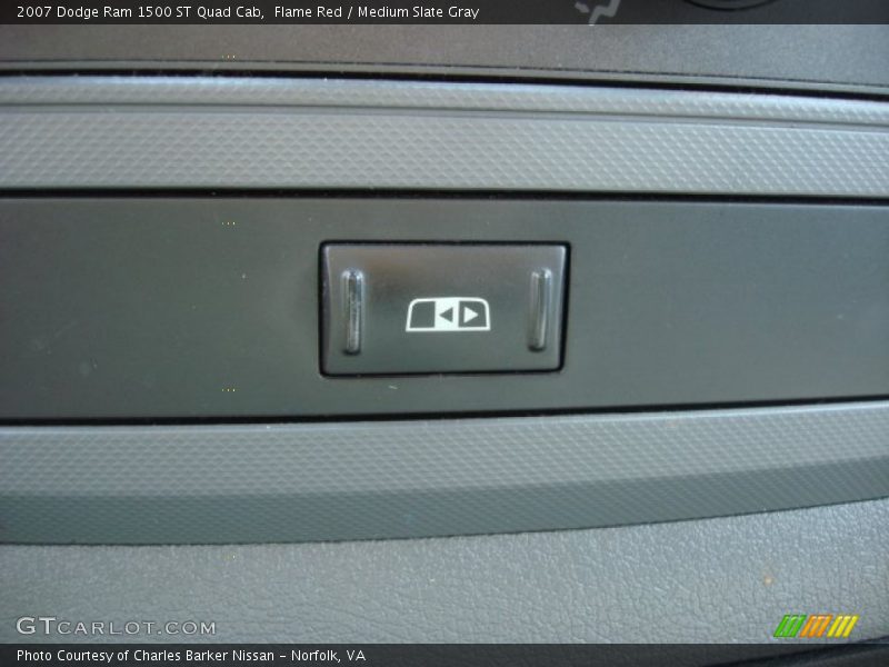 Flame Red / Medium Slate Gray 2007 Dodge Ram 1500 ST Quad Cab