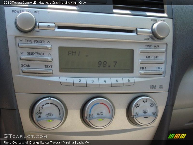 Magnetic Gray Metallic / Ash Gray 2010 Toyota Camry LE