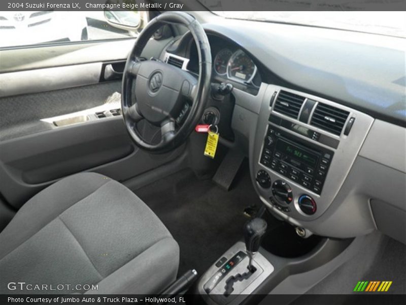 Champagne Beige Metallic / Gray 2004 Suzuki Forenza LX