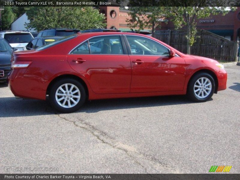 Barcelona Red Metallic / Bisque 2010 Toyota Camry XLE V6