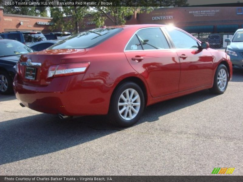 Barcelona Red Metallic / Bisque 2010 Toyota Camry XLE V6