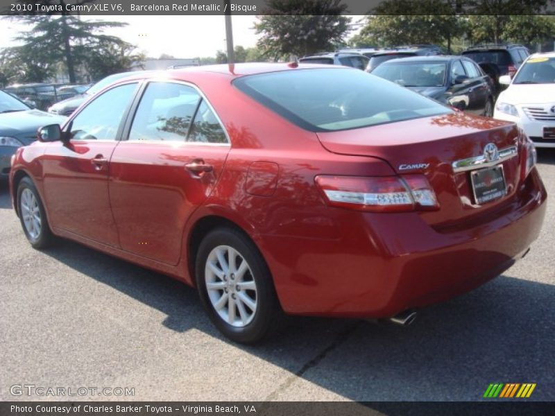 Barcelona Red Metallic / Bisque 2010 Toyota Camry XLE V6
