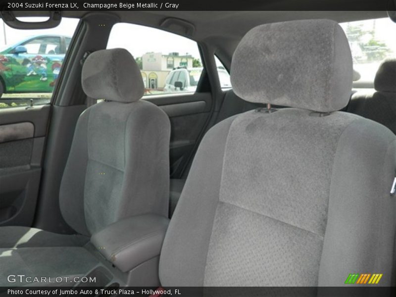Champagne Beige Metallic / Gray 2004 Suzuki Forenza LX