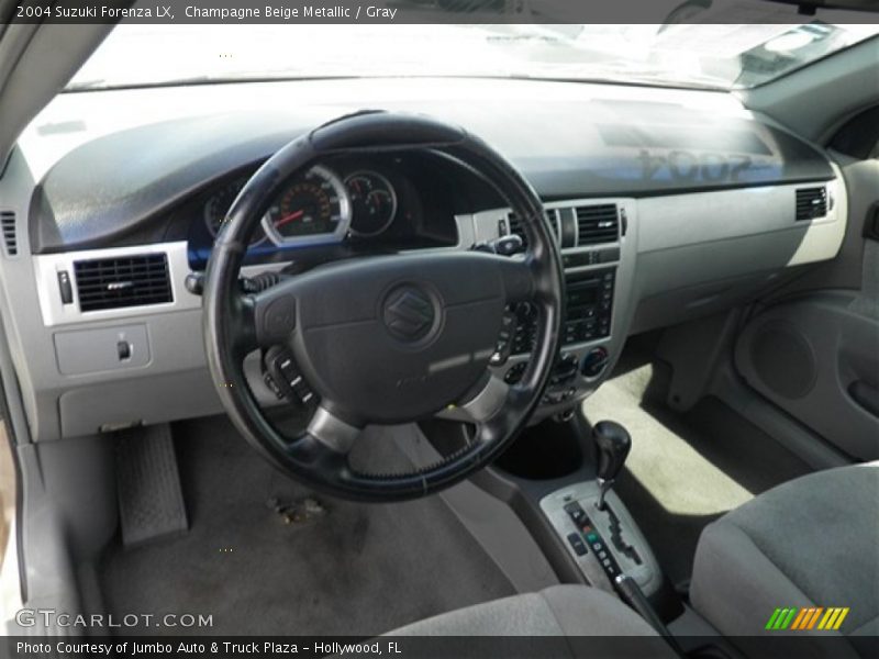 Champagne Beige Metallic / Gray 2004 Suzuki Forenza LX