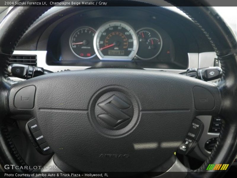 Champagne Beige Metallic / Gray 2004 Suzuki Forenza LX