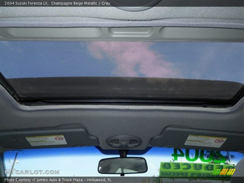 Champagne Beige Metallic / Gray 2004 Suzuki Forenza LX