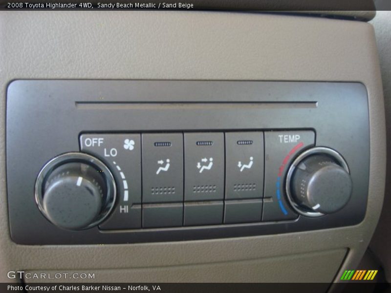 Sandy Beach Metallic / Sand Beige 2008 Toyota Highlander 4WD