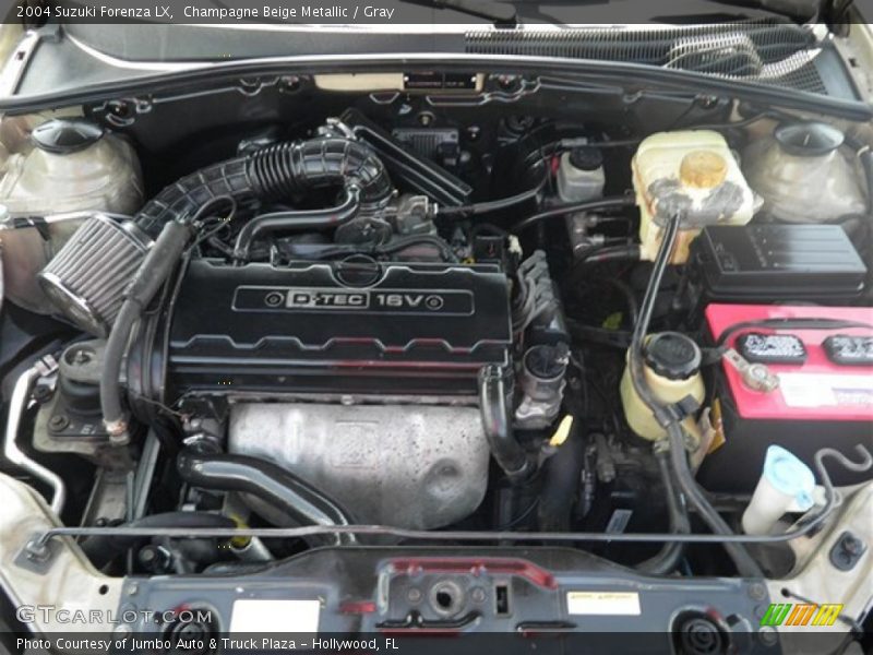 Champagne Beige Metallic / Gray 2004 Suzuki Forenza LX