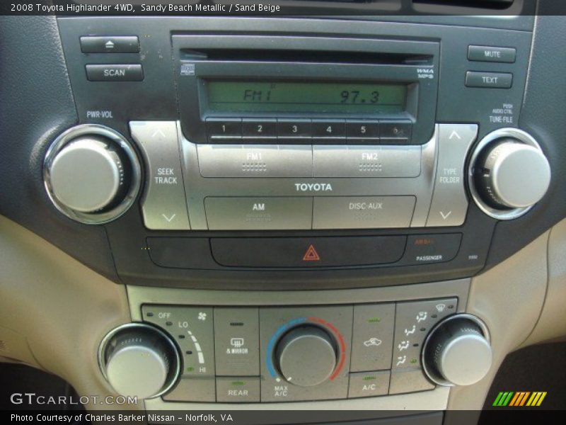 Sandy Beach Metallic / Sand Beige 2008 Toyota Highlander 4WD