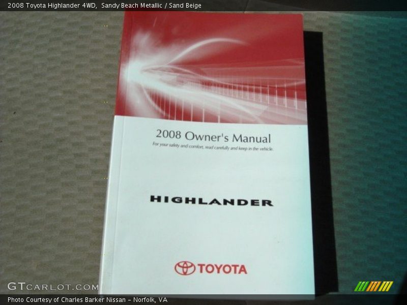Sandy Beach Metallic / Sand Beige 2008 Toyota Highlander 4WD