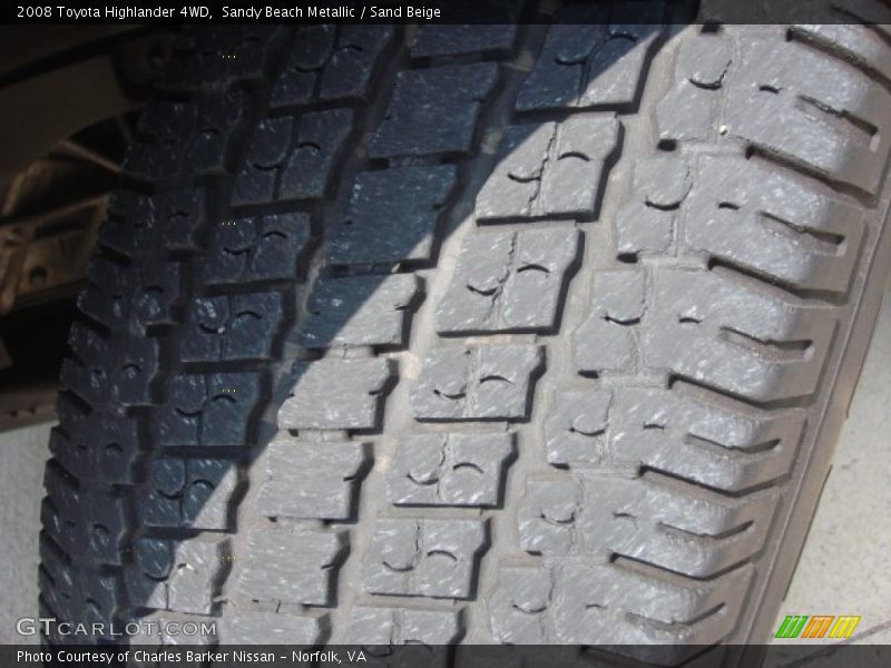 Sandy Beach Metallic / Sand Beige 2008 Toyota Highlander 4WD