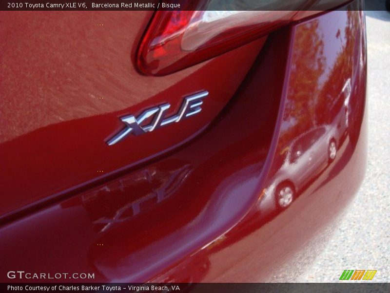 Barcelona Red Metallic / Bisque 2010 Toyota Camry XLE V6