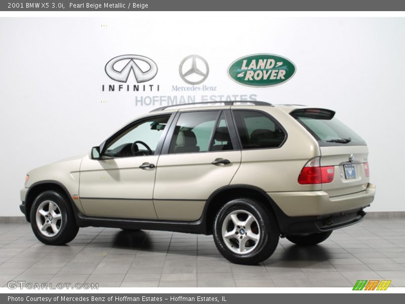 Pearl Beige Metallic / Beige 2001 BMW X5 3.0i