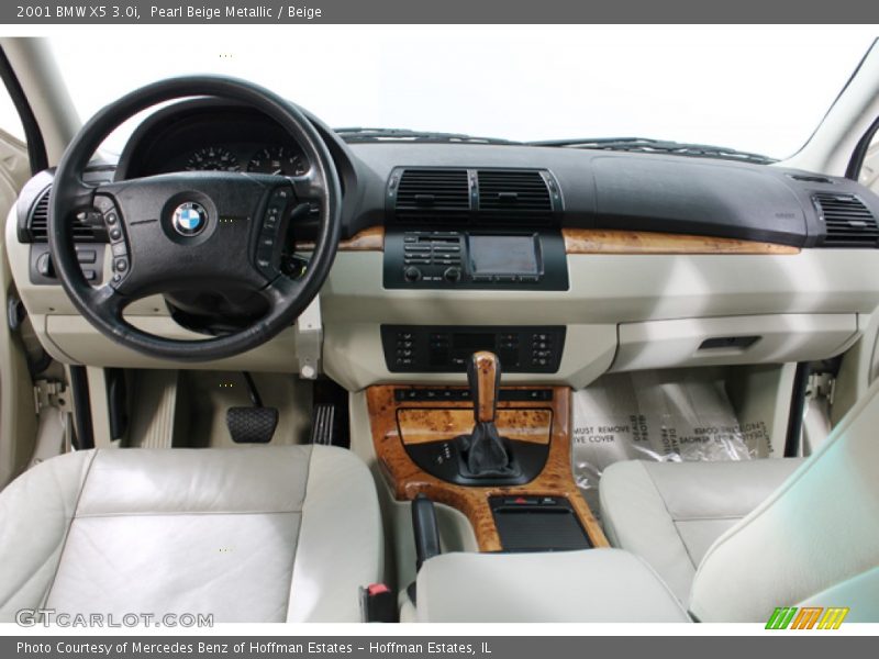 Pearl Beige Metallic / Beige 2001 BMW X5 3.0i