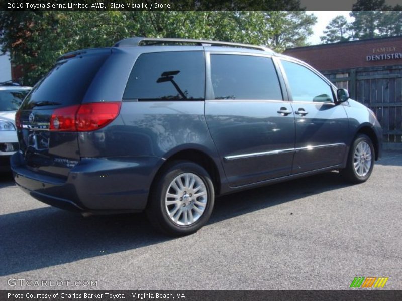Slate Metallic / Stone 2010 Toyota Sienna Limited AWD