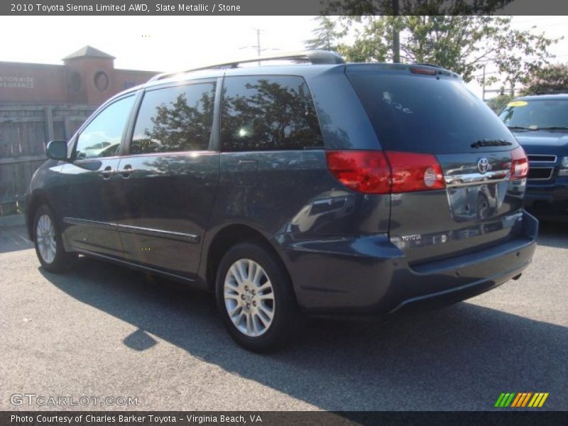 Slate Metallic / Stone 2010 Toyota Sienna Limited AWD