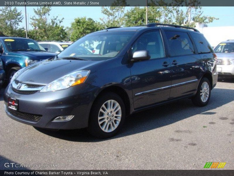 Slate Metallic / Stone 2010 Toyota Sienna Limited AWD