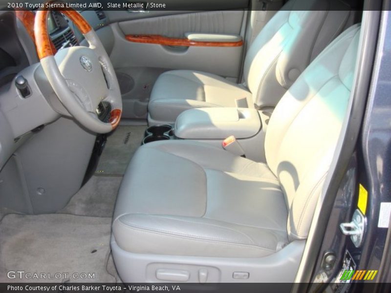 Slate Metallic / Stone 2010 Toyota Sienna Limited AWD