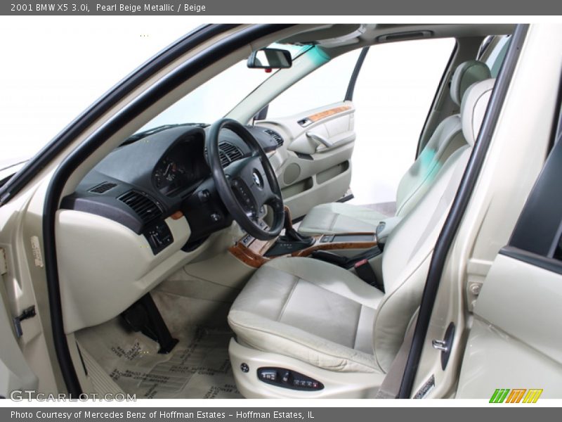 Pearl Beige Metallic / Beige 2001 BMW X5 3.0i