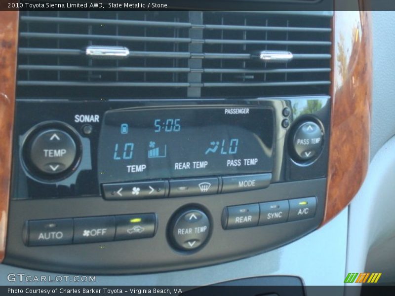 Slate Metallic / Stone 2010 Toyota Sienna Limited AWD