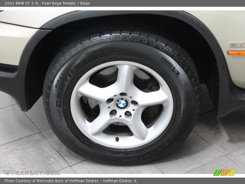 Pearl Beige Metallic / Beige 2001 BMW X5 3.0i